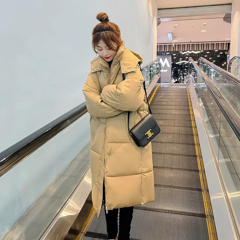 Winter Women'S Cold Coat Parkas Hooded Long Padded Jacket Jacket plus Size Super Hot Coat Cheap Wholesale Snow Outercoat Korean