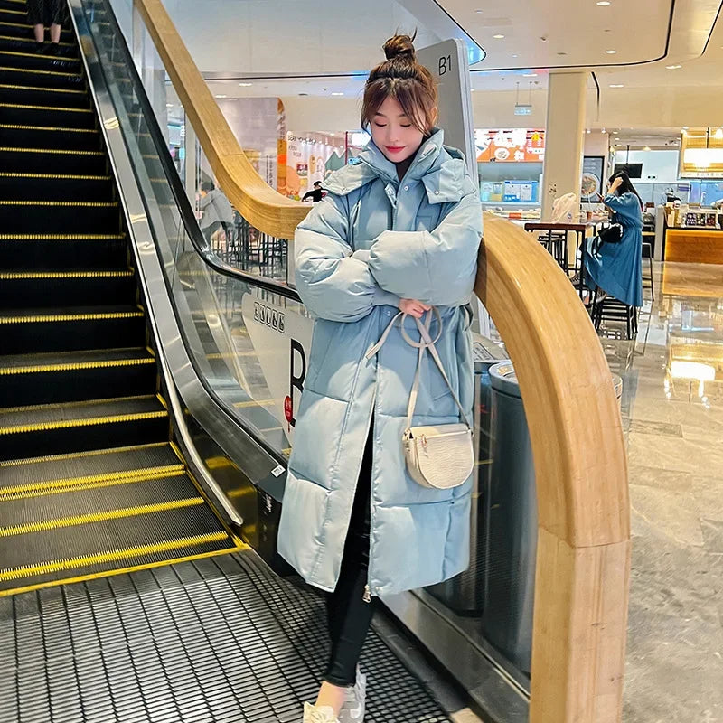 Winter Women'S Cold Coat Parkas Hooded Long Padded Jacket Jacket plus Size Super Hot Coat Cheap Wholesale Snow Outercoat Korean