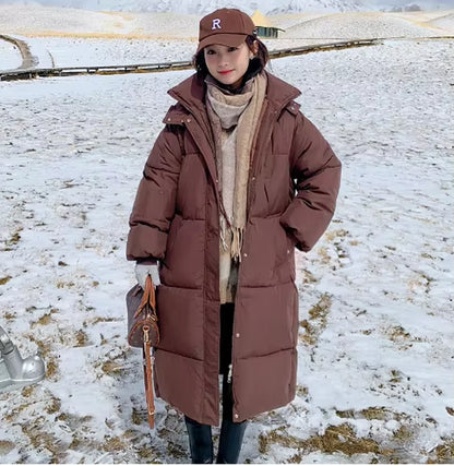 Winter Women'S Cold Coat Parkas Hooded Long Padded Jacket Jacket plus Size Super Hot Coat Cheap Wholesale Snow Outercoat Korean